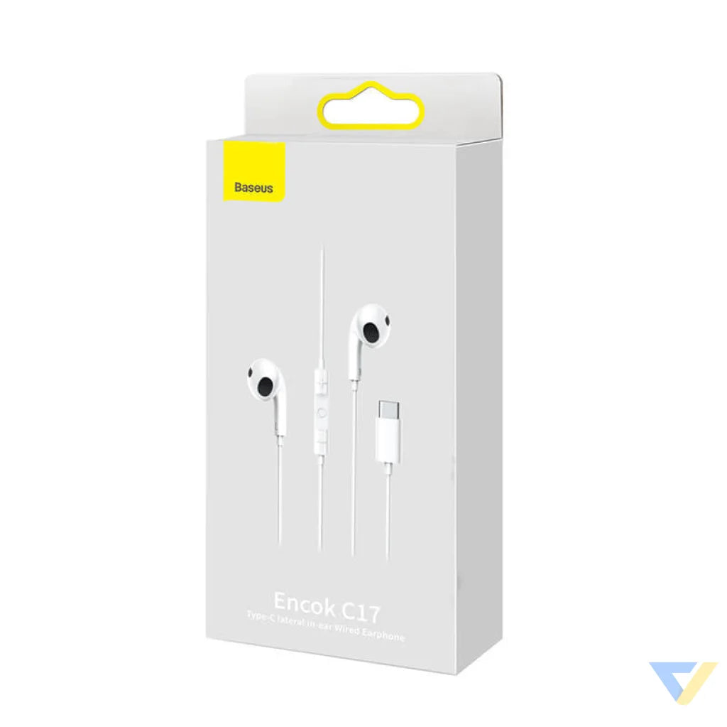 Baseus Encok C17 Earphones (white) Wired