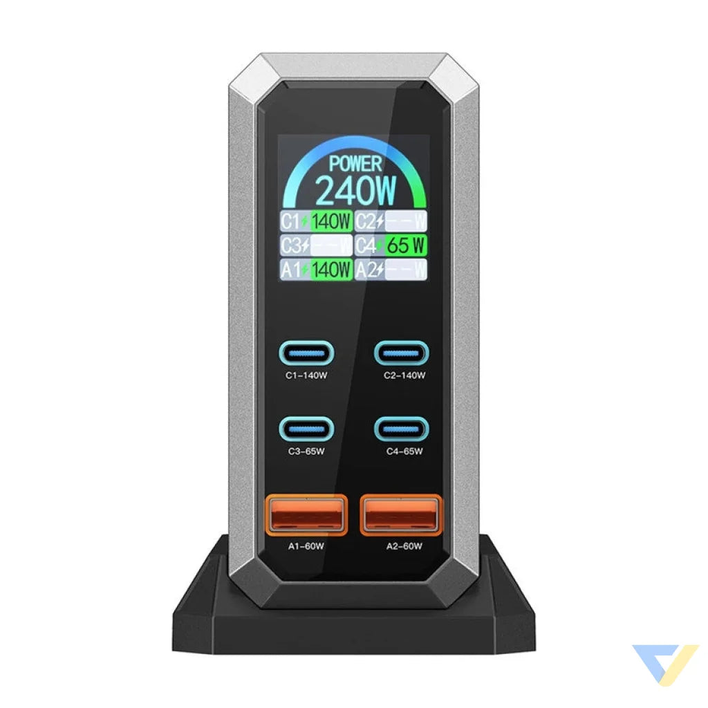 Blitzwolf BW-S31 2xUSB-A 4xUSB-C PD 240W network charger. mains chargers