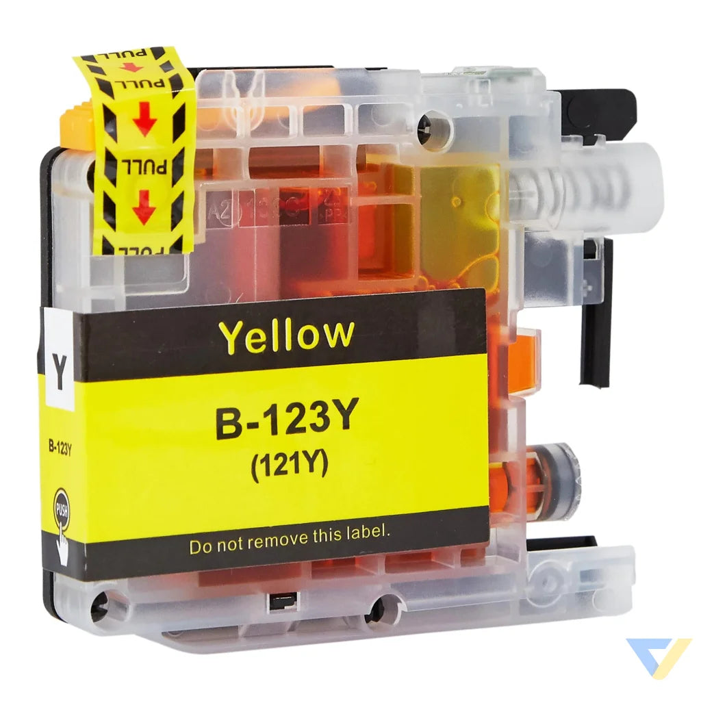 Ink for Brother | LC123Y | yellow | 10 ml | bulk