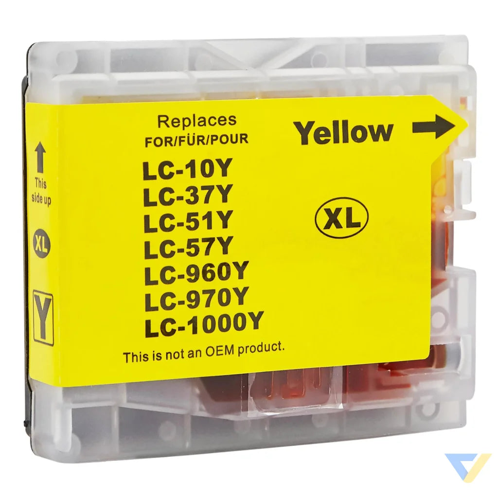 Ink for Brother | LC970Y / LC1000Y | yellow | 36 ml | bulk