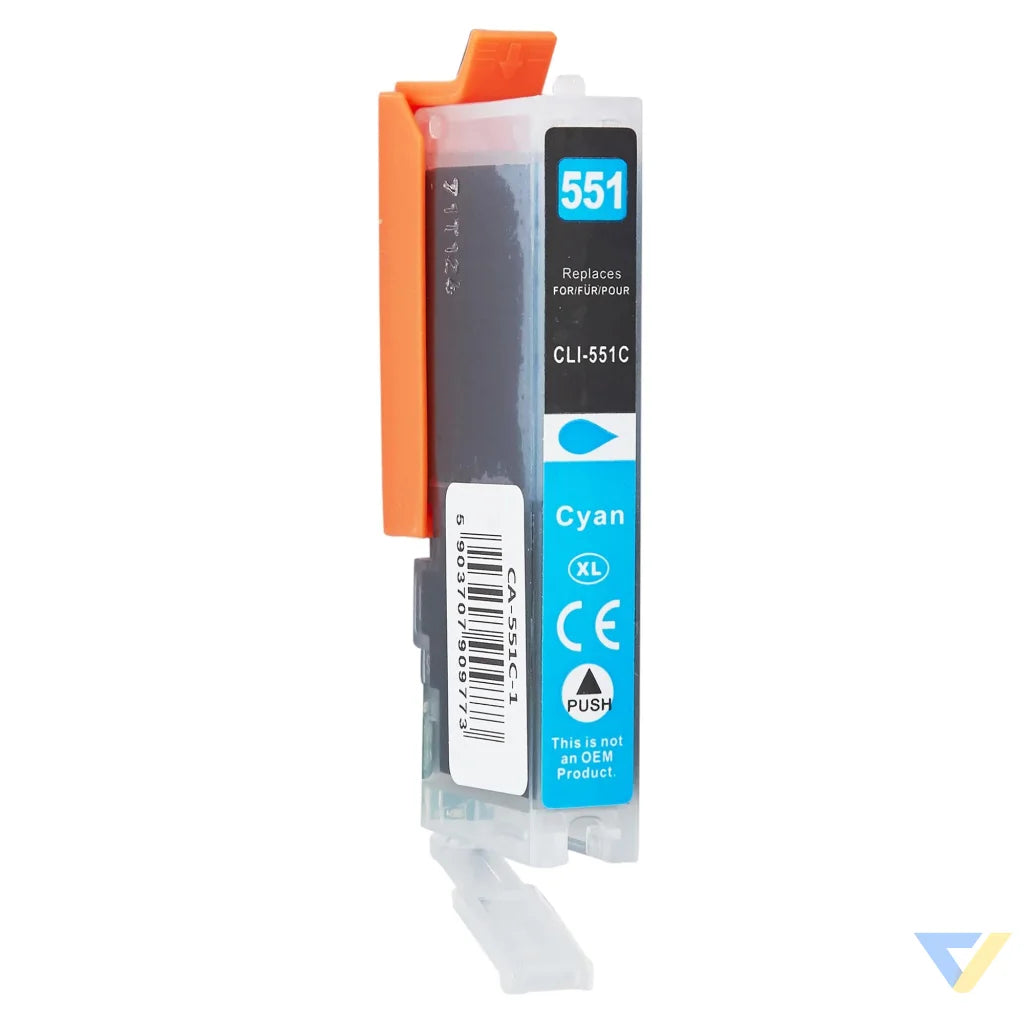 Ink for Canon | 6509B001 / CLI551C | cyan | 12 ml | bulk
