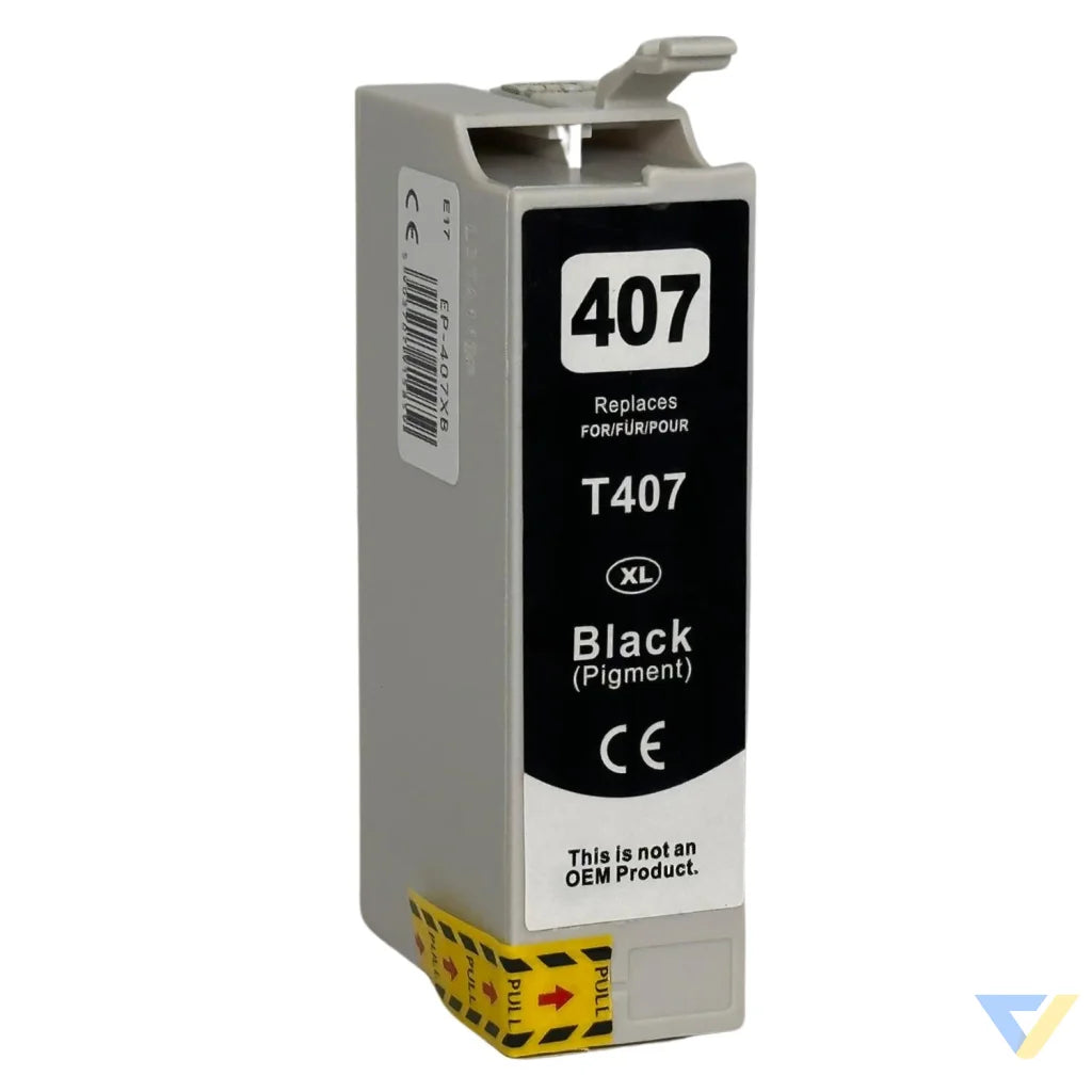 Ink for Epson | 407XL / T07U1 | black | 45 ml | bulk
