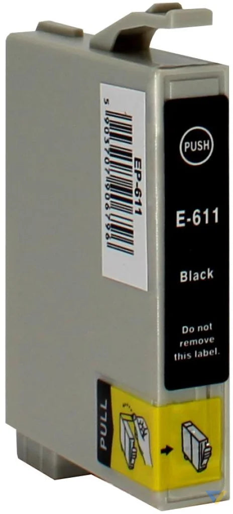 Ink for Epson | C13T06114010 / T0611 | black | 20 ml | bulk