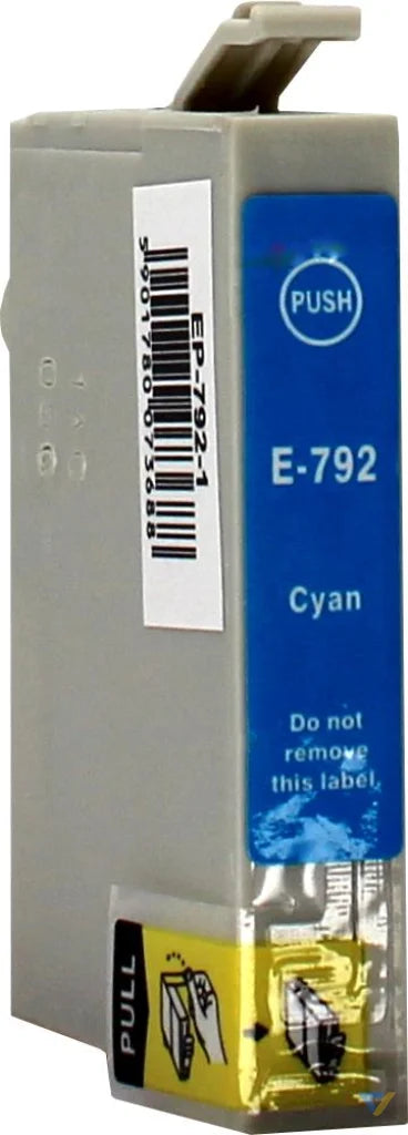 Ink for Epson | C13T07924010 / T0792 | cyan | 18 ml | bulk