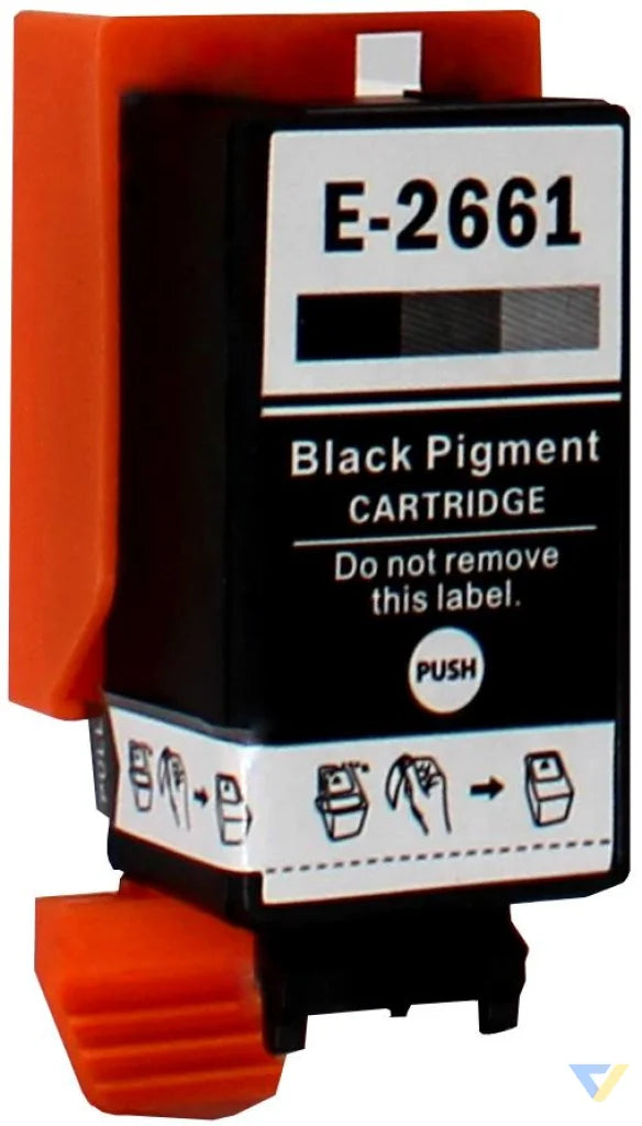 Ink for Epson | C13T26614010 | black | 6 ml | bulk