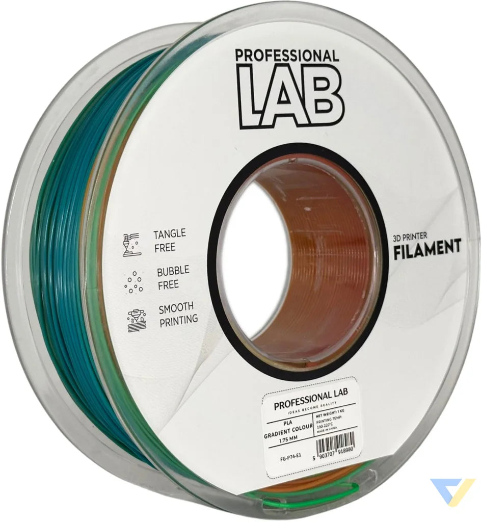 PLA is a basic and user-friendly filament, perfect for beginners. It prints easily, has good layer adhesion, and low warping.