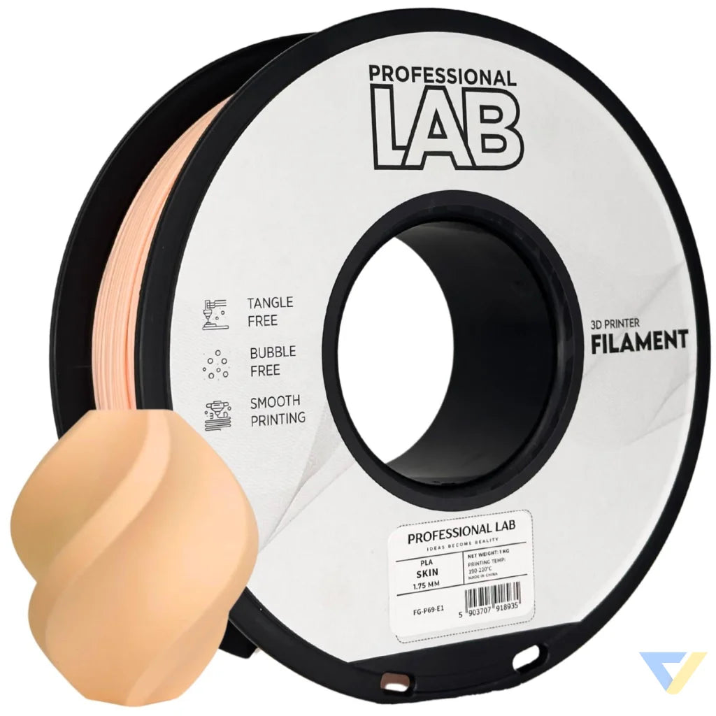 PLA is a basic and user-friendly filament, perfect for beginners. It prints easily, has good layer adhesion, and low warping.