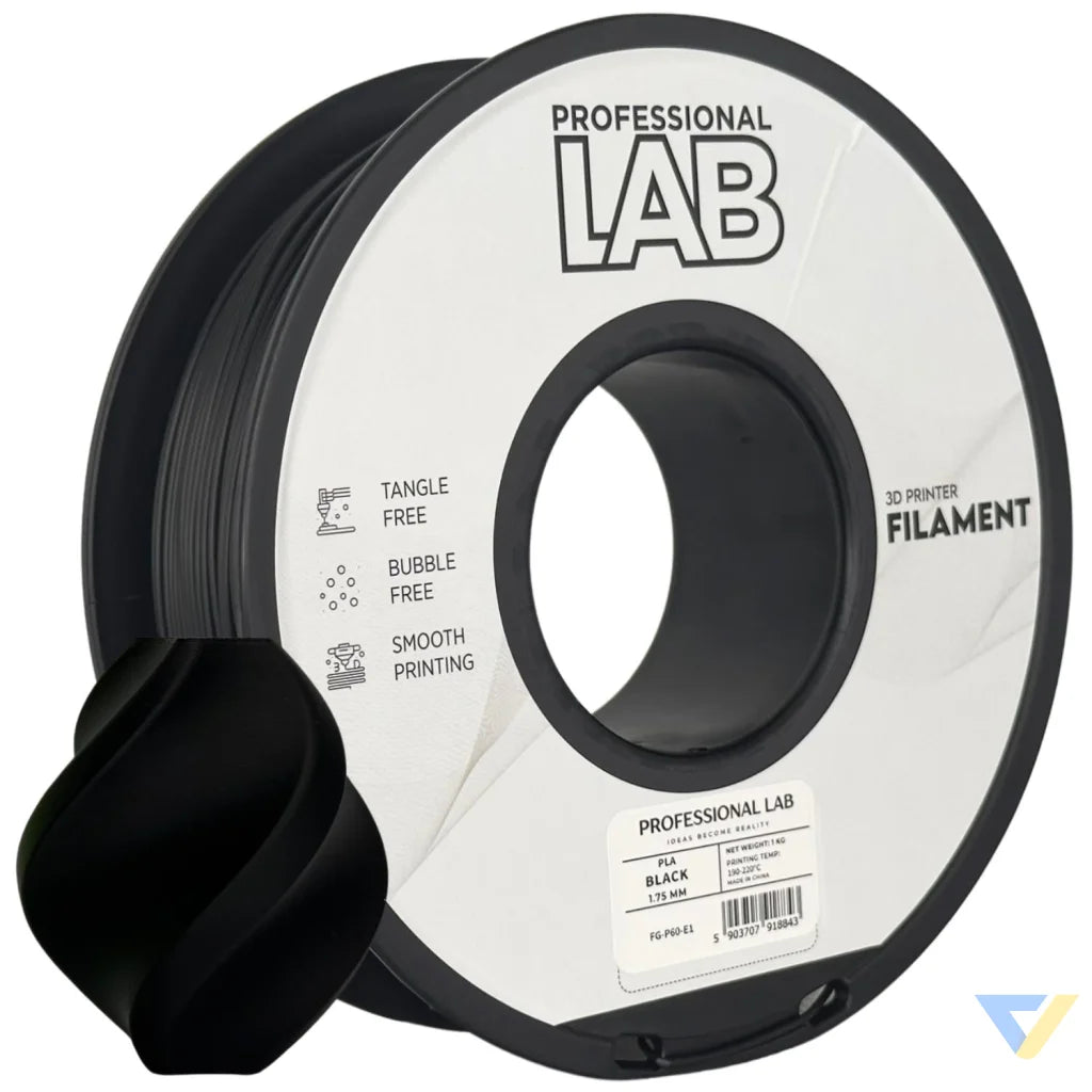 PLA is a basic and user-friendly filament, perfect for beginners. It prints easily, has good layer adhesion, and low warping.