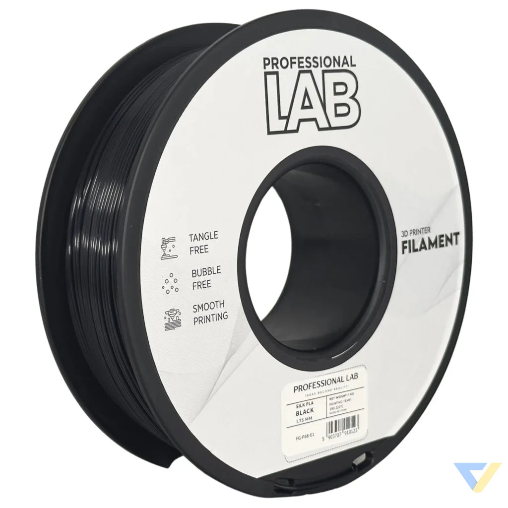 Silk PLA provides a smooth, glossy, silk-like finish. It's aesthetically appealing and perfect for decorative models or display prints.
