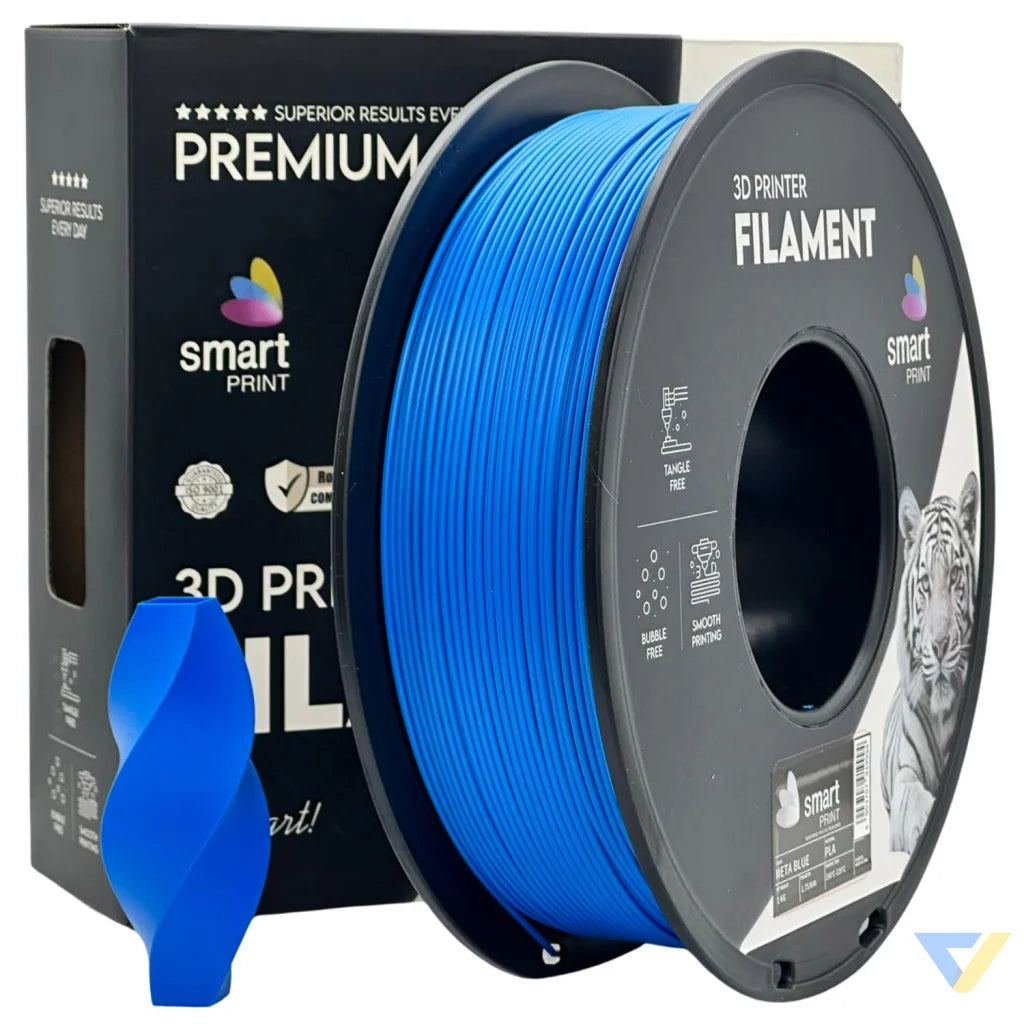 Smart Print PLA is easy to use, great for beginners. It prints smoothly with strong layer adhesion and minimal warping. Special inhibitors boost durability and color, making it ideal for everyday prints.