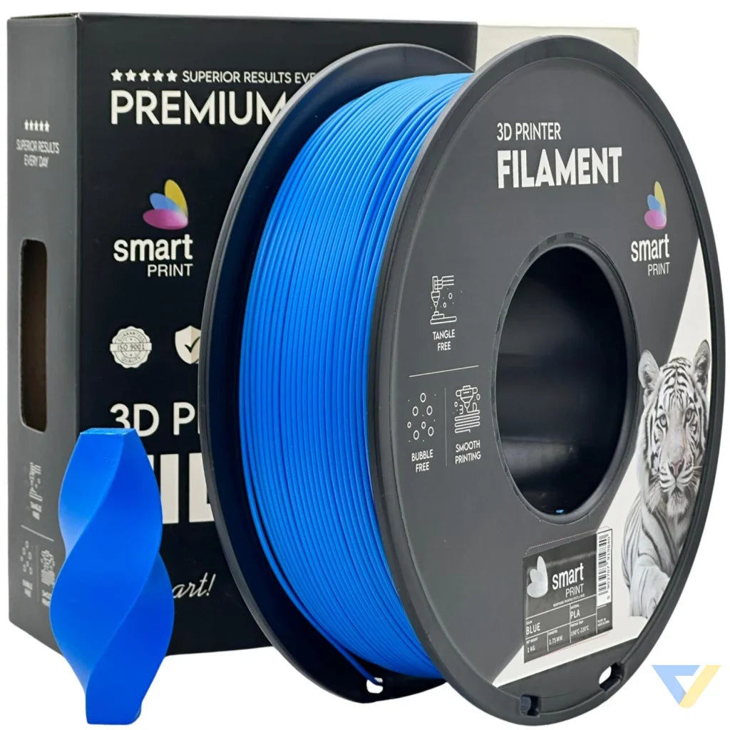 Smart Print PLA is easy to use, great for beginners. It prints smoothly with strong layer adhesion and minimal warping. Special inhibitors boost durability and color, making it ideal for everyday prints.