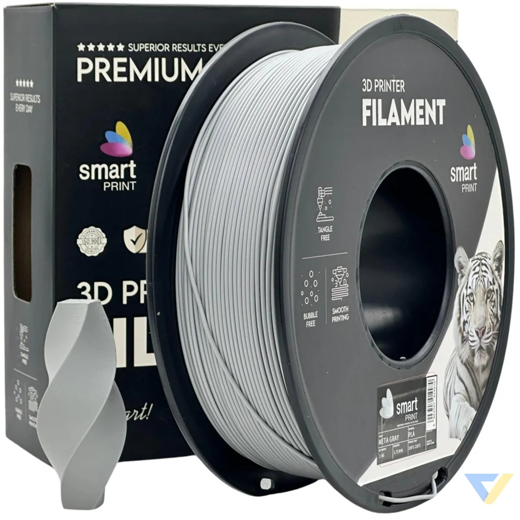 Smart Print PLA is easy to use, great for beginners. It prints smoothly with strong layer adhesion and minimal warping. Special inhibitors boost durability and color, making it ideal for everyday prints.