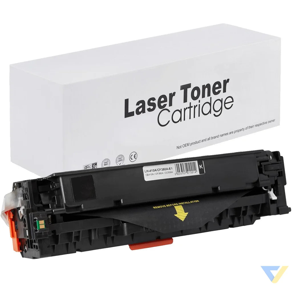 Toner for HP | CE410A / CF380A / CC530A | black | 3500 pag. | neutral box