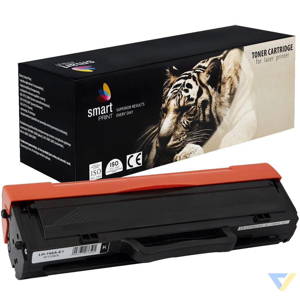Toner for HP | W1106A | black | 1000 pag. | Smart Print