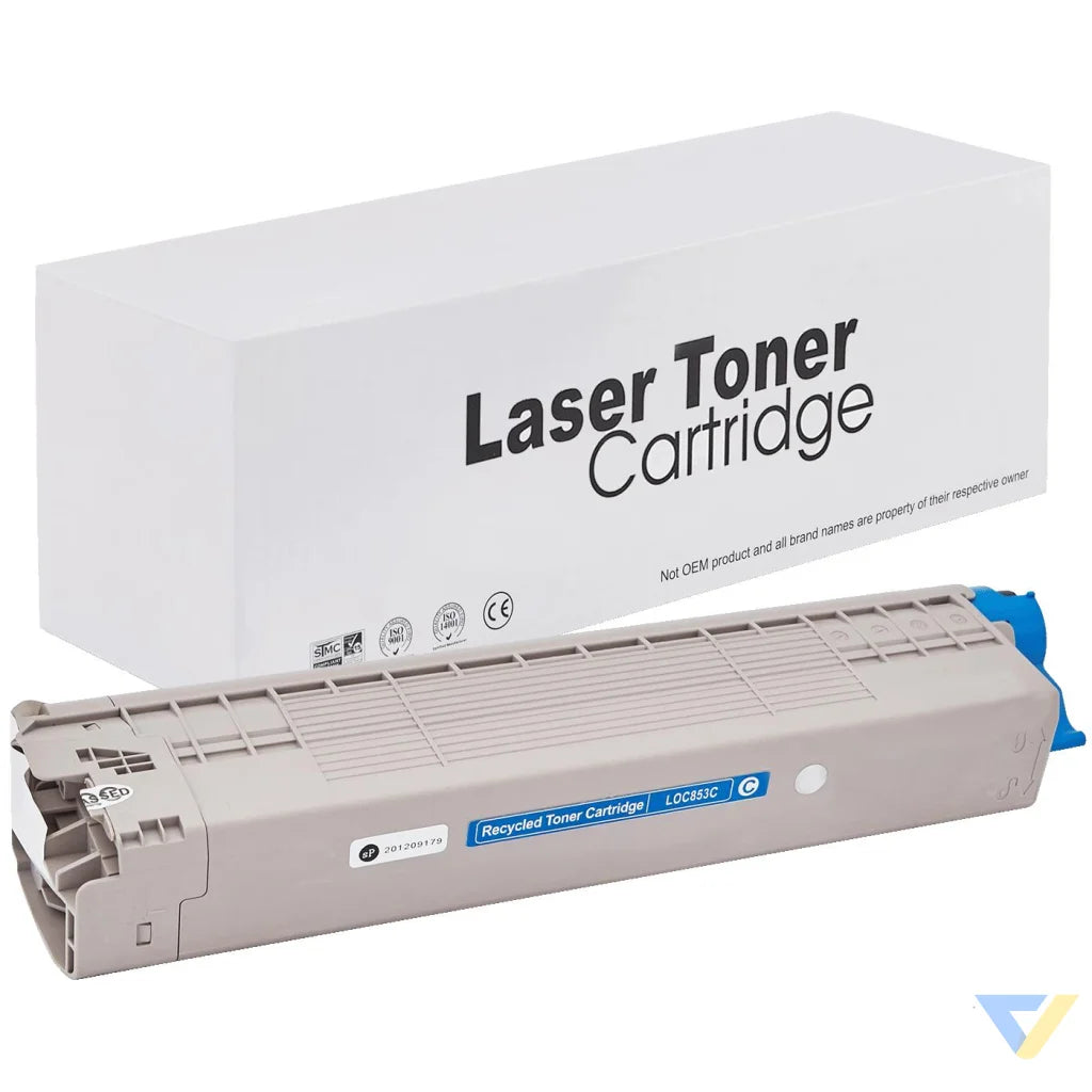 Toner for Oki | 45862839 | rem. | cyan | 7300 pag. | neutral box