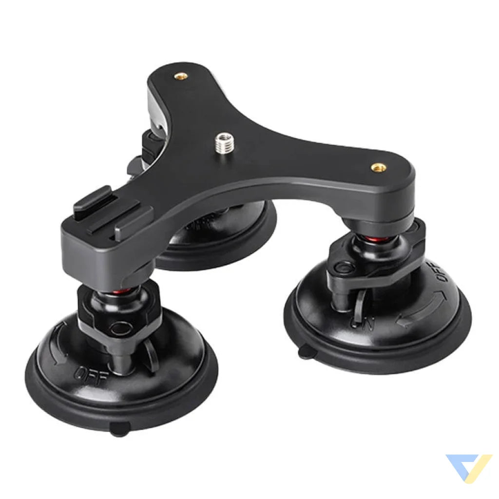 Triple Suction Cup Car Mount Sunnylife for cameras phones etc. (ZJ771) Straps mounts and holders