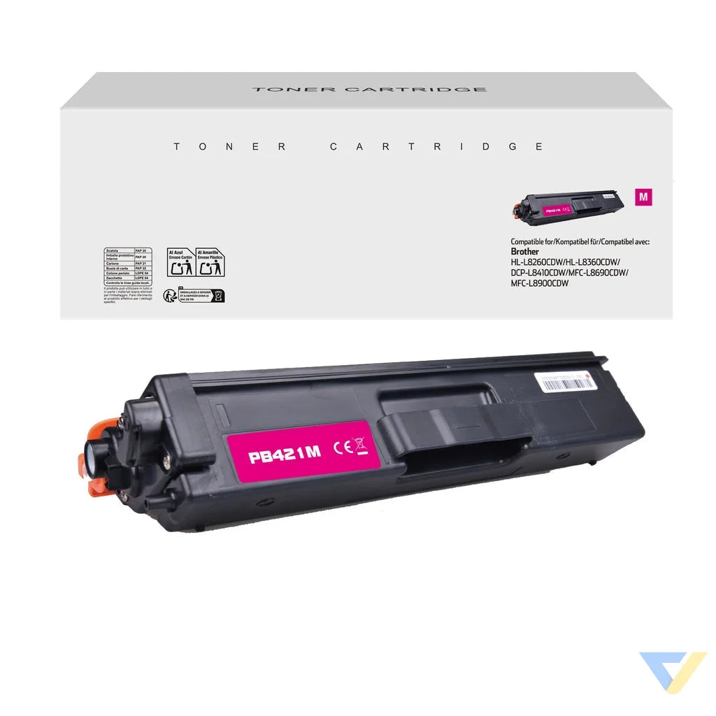 White Box Compatible Brother TN-421M/TN-441M Toner Magenta-0