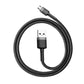 Baseus Cafule Micro USB cable 2.4A 0,5m (gray + black)
