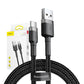Baseus Cafule-kabel USB-C 3A 0,5 m (Grå+Svart)