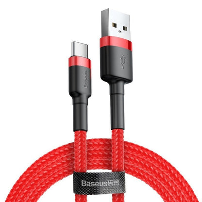 Baseus Cafule-kabel USB-C 3A 1m (Röd)