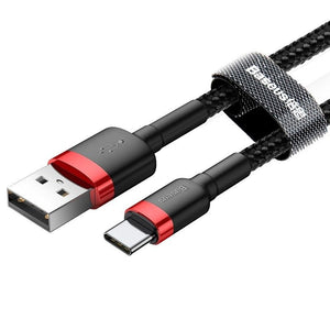 Baseus Cafule cable USB-C 3A 1m (Red+Black)