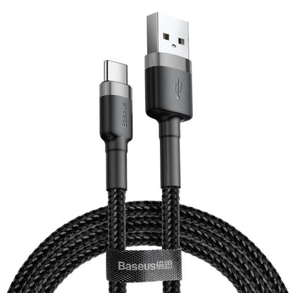 Baseus Cafule-kabel USB-C 3A 1m (Grå+Svart)