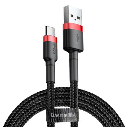 Baseus Cafule-kabel USB-C 2A 2m (Röd+Svart)