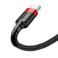 Baseus Cafule-kabel USB-C 2A 2m (Röd+Svart)