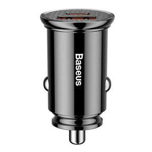 Car Charger Baseus Circular PD QC4.0+ 5A 30W (czarna)