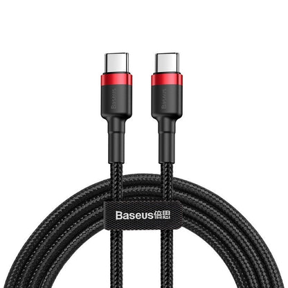 Baseus Cafule-kabel USB-C PD 2.0 QC 3.0 60W 2m (Svart+Röd)