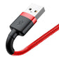 Baseus Cafule USB Lightning Cable 2,4A 0,5m (Red)