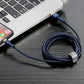 Baseus Cafule Lightning cable 1.5A 2m (Gold+Dark blue)