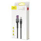 Baseus Cafule USB-C kaabel Huawei SuperCharge, QC 3.0, 5A 1m (must+hall)