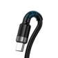 Baseus Cafule USB-C kaabel Huawei SuperCharge, QC 3.0, 5A 1m (must+hall)