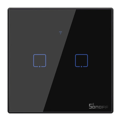Touch light switch WiFi + RF 433 Sonoff T3 EU TX (2-channel)