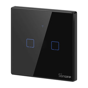 Touch light switch WiFi + RF 433 Sonoff T3 EU TX (2-channel)
