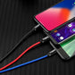 Baseus 3in1 Cable USB-C / Lightning / Micro 3,5A 0,3m (Black)