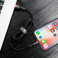 Baseus Cafule USB Lightning Cable 2.4A 1m (Red+Black)