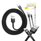 Baseus Cafule USB Lightning kaabel 2,4A 1m (hall+must)
