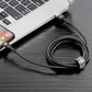 Baseus Cafule kaabel USB Lightning 2.4A 1m (kuldne+musta)