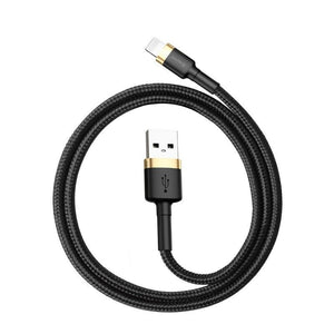 Baseus Cafule-kabel USB Lightning 2,4A 1m (Guld+Svart)