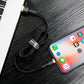 Baseus Cafule kaabel USB Lightning 2.4A 1m (kuldne+musta)