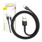 Baseus Cafule kaabel USB Lightning 1,5 A 2m (kuldne+musta)