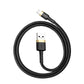 Baseus Cafule kaabel USB Lightning 2A 3m (kuldne+must)