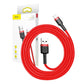 Baseus Cafule kaabel USB Lightning 2A 3m (punane)