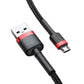 Baseus Cafule Micro USB-kabel 2A 3m (Svart+Röd)