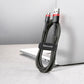 Baseus Cafule Micro USB-kabel 2A 3m (Svart+Röd)