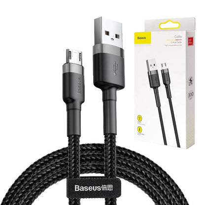 Baseus Cafule USB-kaabel Micro 2A 3m Hall+Must