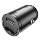 Mini ładowarka samochodowa Baseus Tiny Star USB-C, QC 4.0+, PD, 30W (szara)