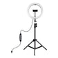 Puluz 1.1m tripod with RGBW LED lighting 26cm vlog / stream / smartphone PKT3044